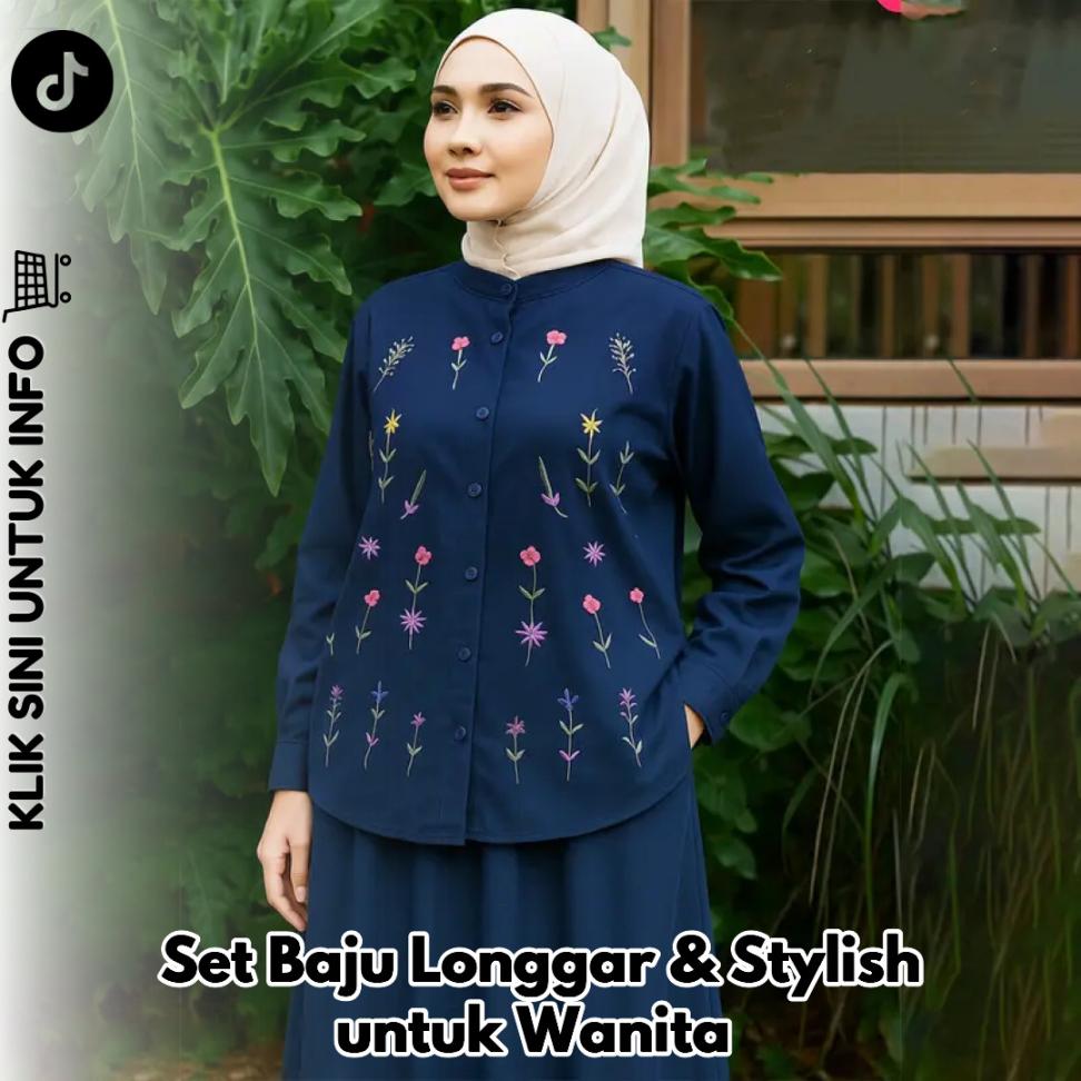 Set Baju Longgar & Stylish untuk Wanita