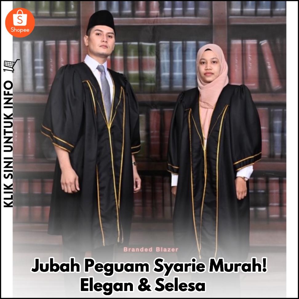 Jubah Peguam Syarie Murah! Elegan & Selesa ?