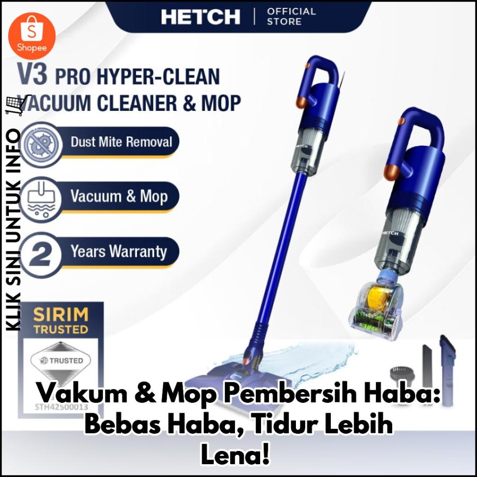 Vakum & Mop Pembersih Haba: Bebas Haba, Tidur Lebih Lena!