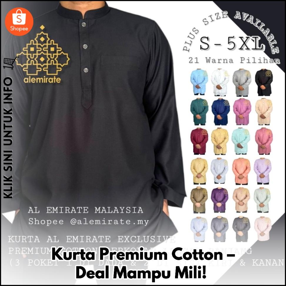 Kurta Premium Cotton – Deal Mampu Mili!
