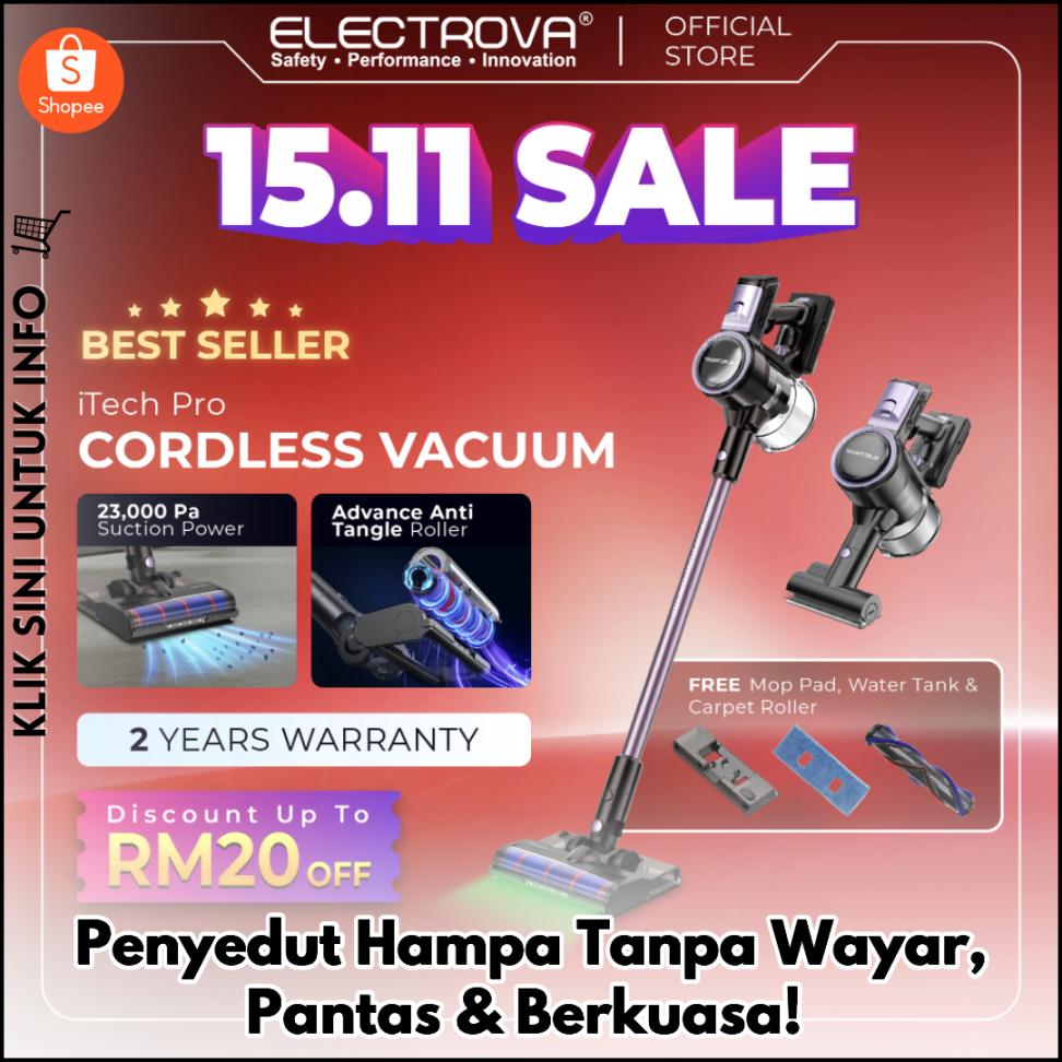 Penyedut Hampa Tanpa Wayar, Pantas & Berkuasa!