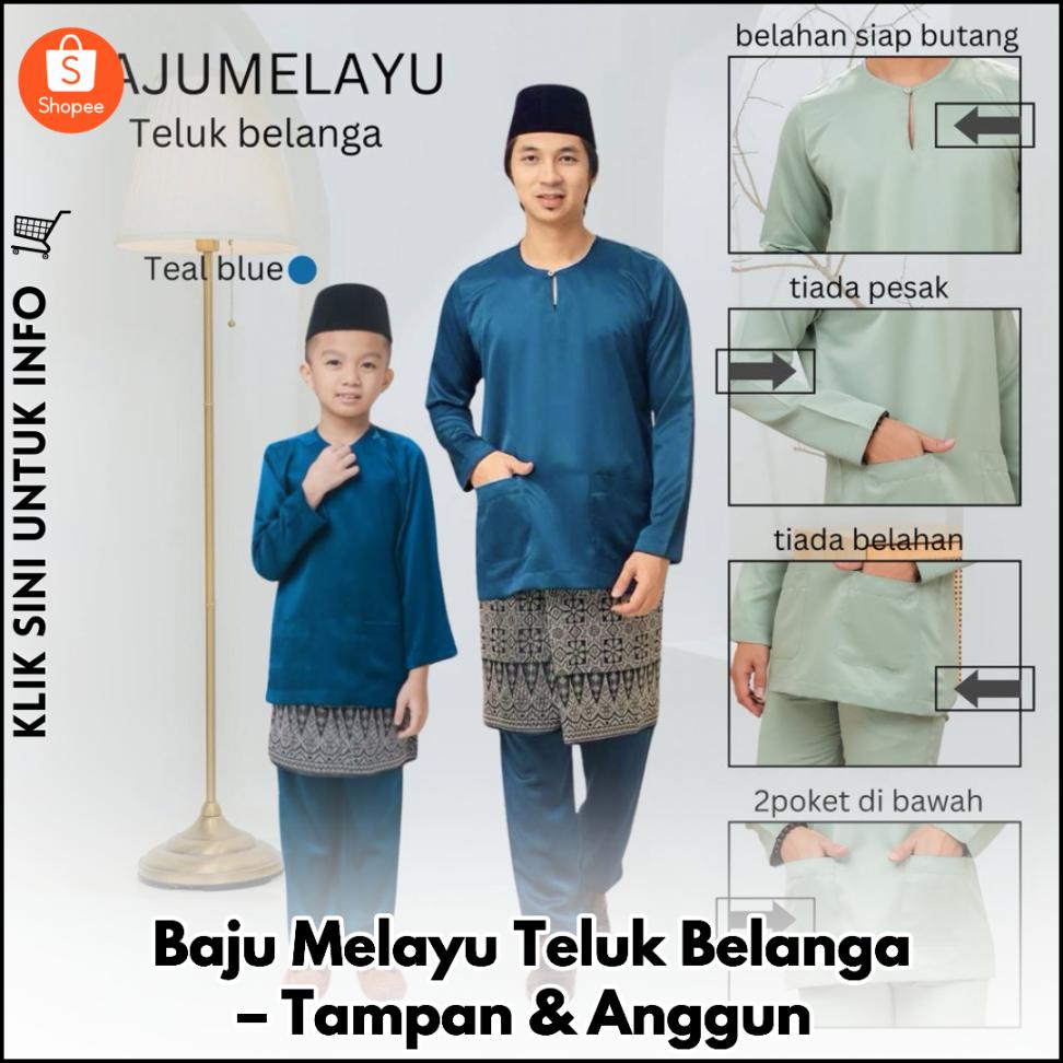 Baju Melayu Teluk Belanga – Tampan & Anggun