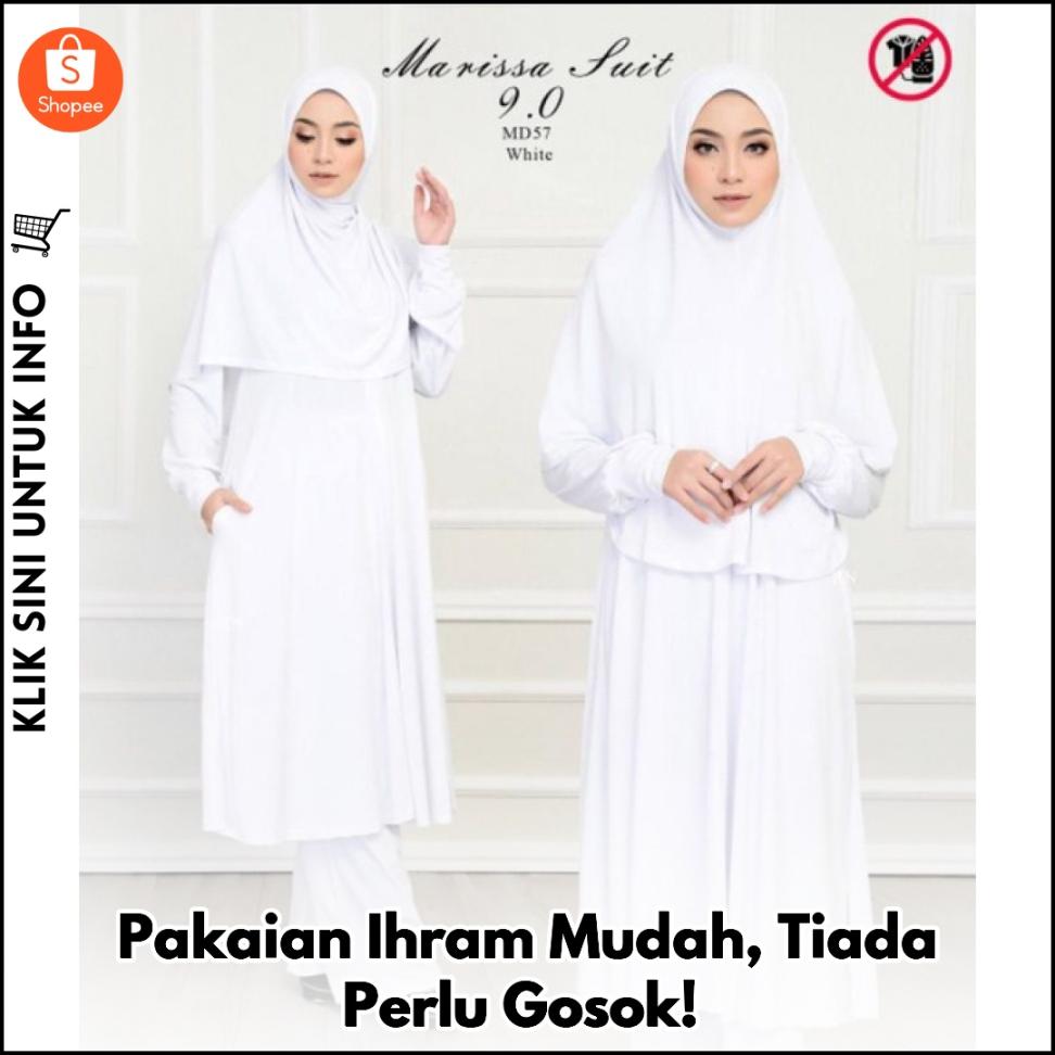 Pakaian Ihram Mudah, Tiada Perlu Gosok!