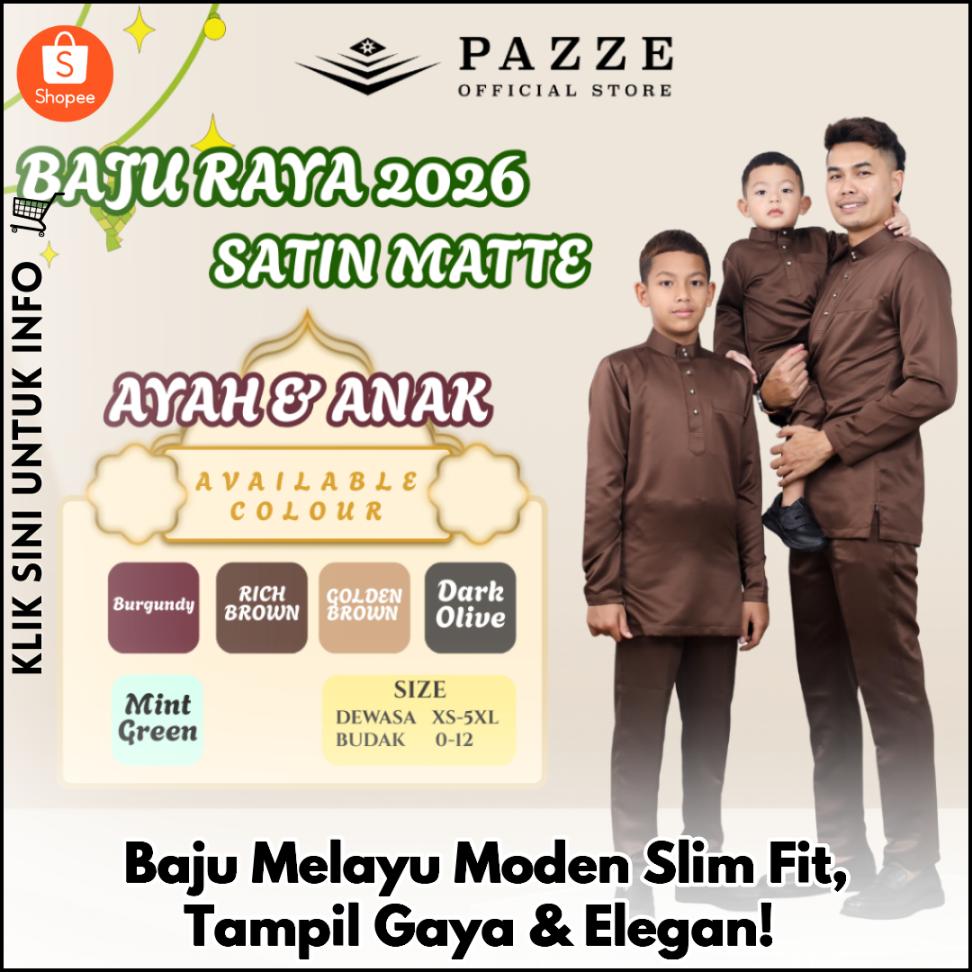 Baju Melayu Moden Slim Fit, Tampil Gaya & Elegan!