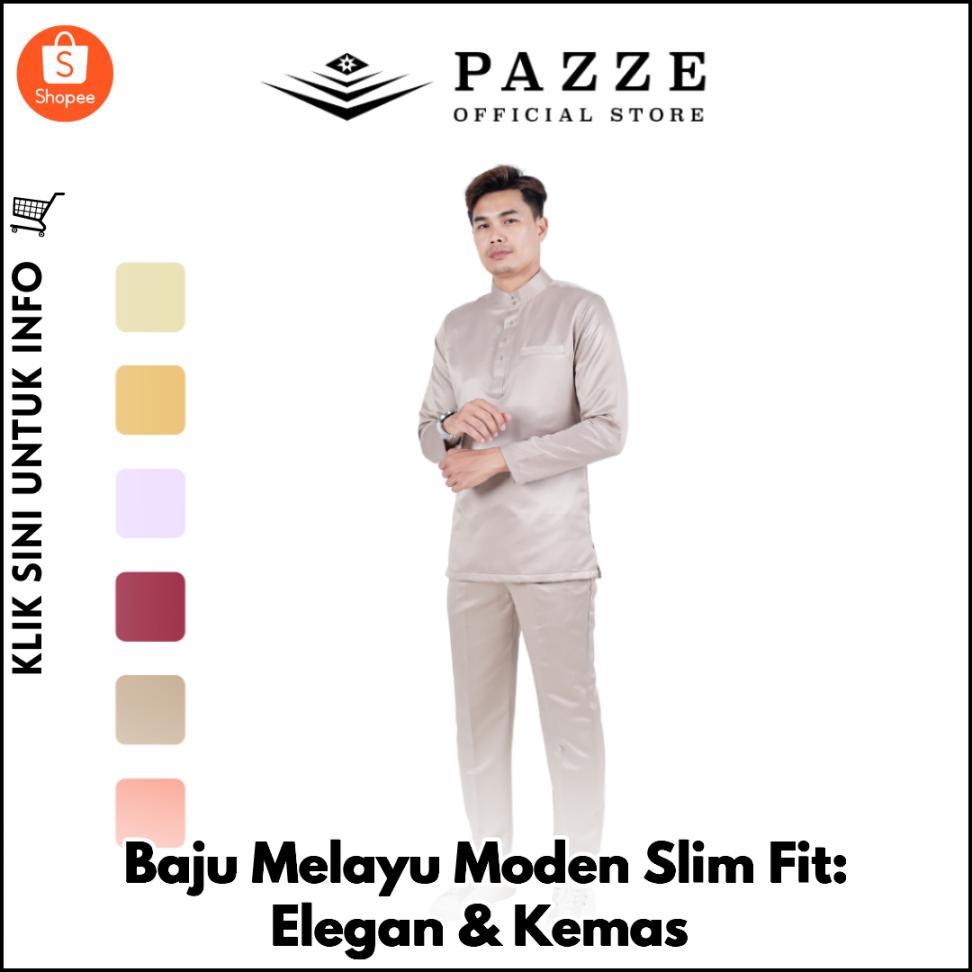 Baju Melayu Moden Slim Fit: Elegan & Kemas
