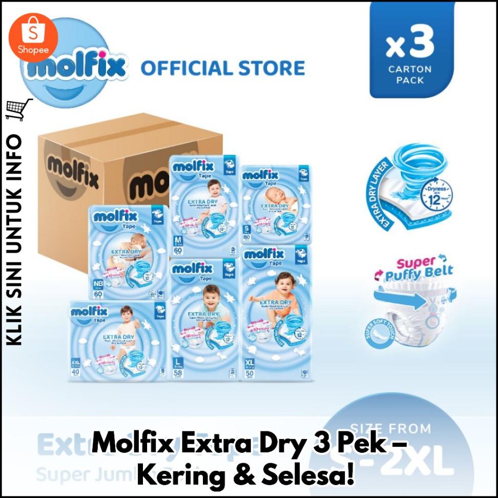 Bundle Lampin Bayi Ekstra Kering & Selesa