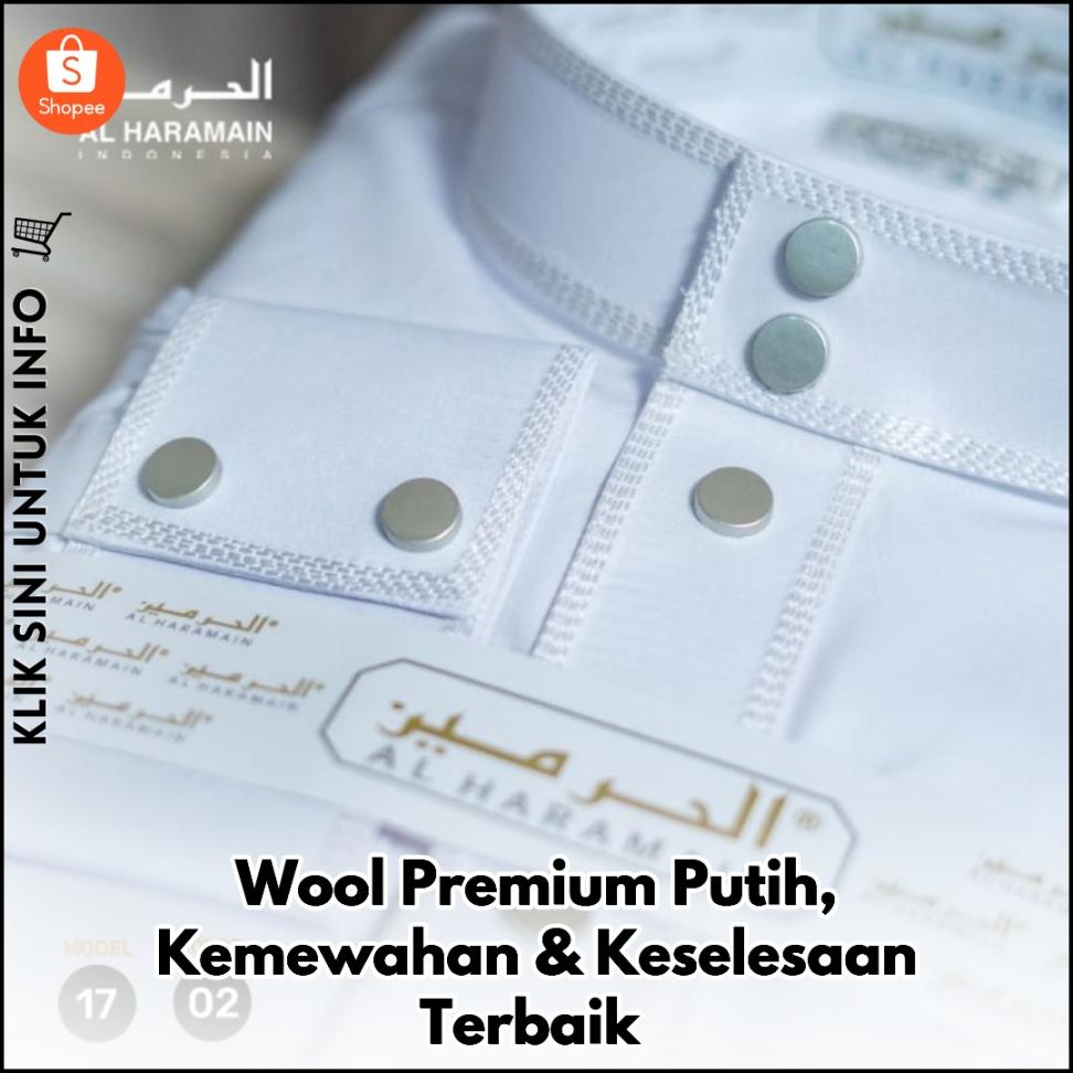 Wool Premium Putih, Kemewahan & Keselesaan Terbaik