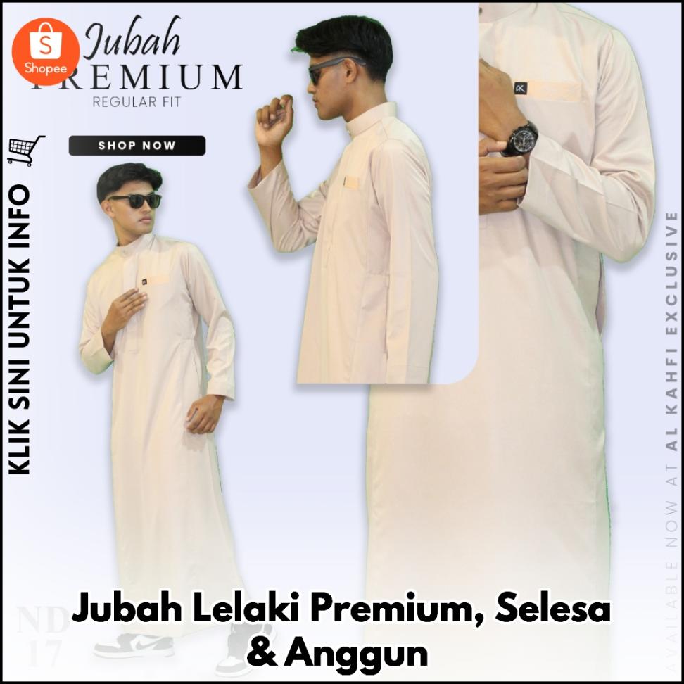 Jubah Lelaki Premium, Selesa & Anggun