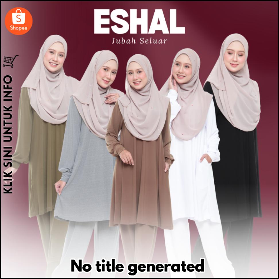 Jubah Seluar Ironless, Selesa & Mudah Untuk Ibu Menyusu