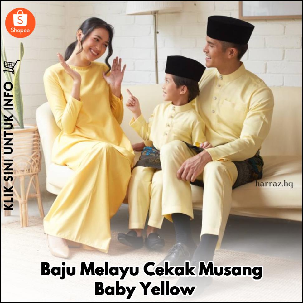 Baju Melayu Cekak Musang Baby Yellow ?