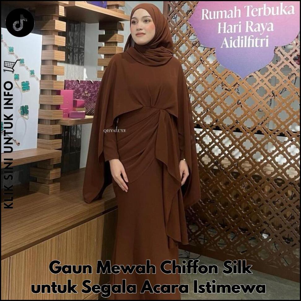 Gaun Mewah Chiffon Silk untuk Segala Acara Istimewa