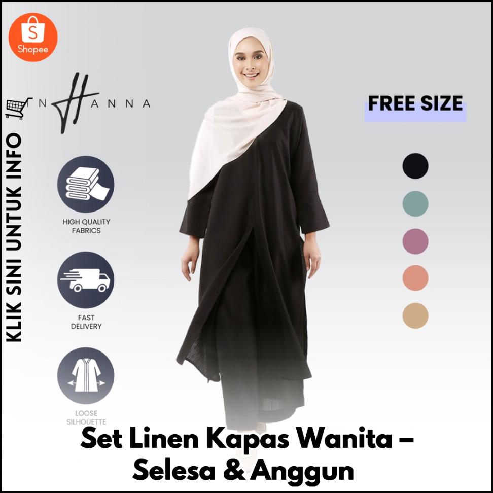 Set Linen Kapas Wanita – Selesa & Anggun