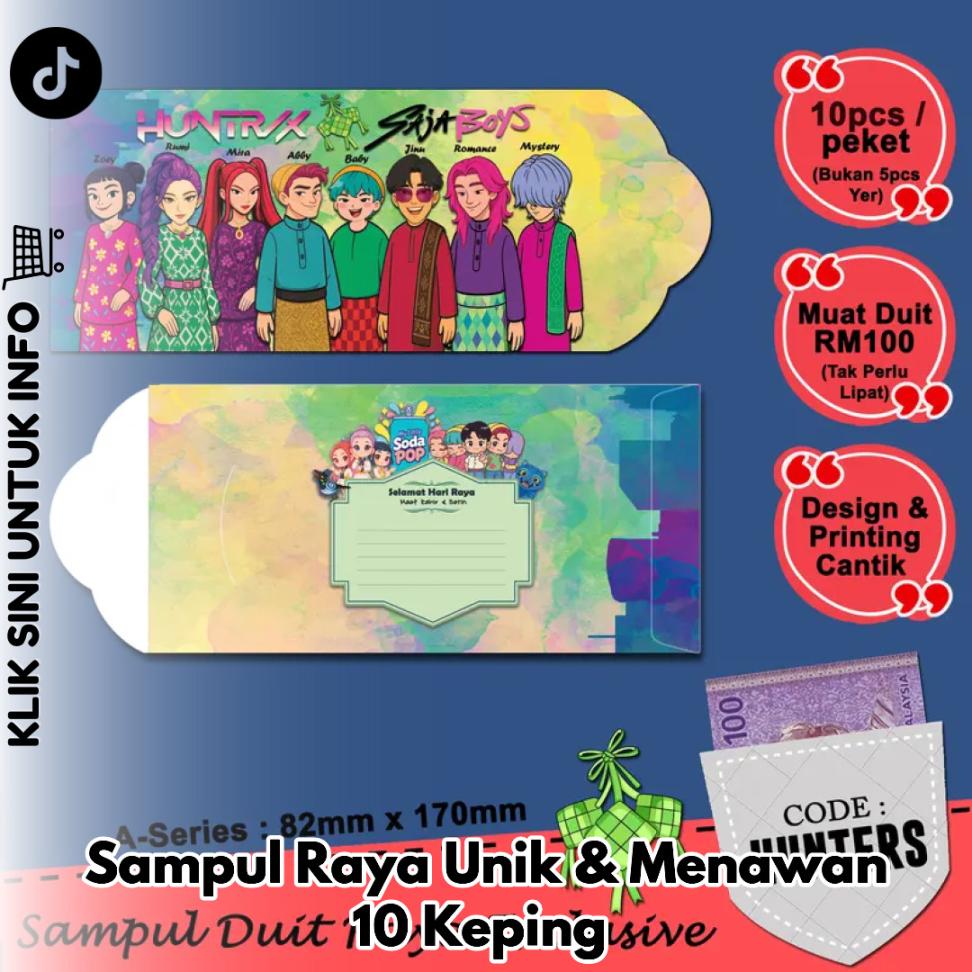 Sampul Raya Unik & Menawan 10 Keping