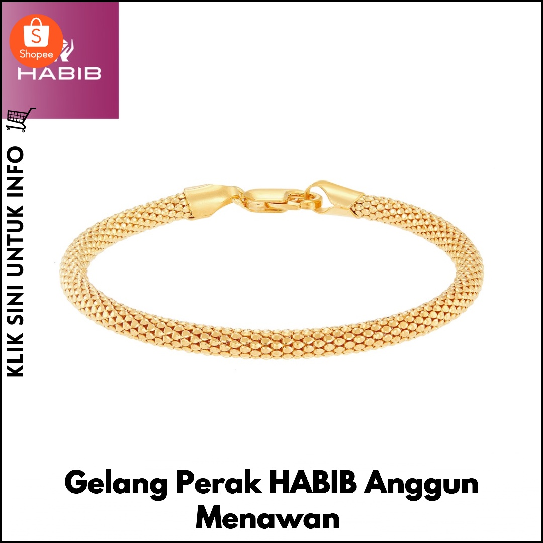 Gelang Perak HABIB Anggun Menawan