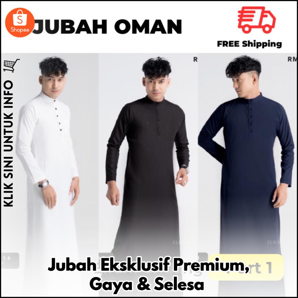 Jubah Eksklusif Premium, Gaya & Selesa