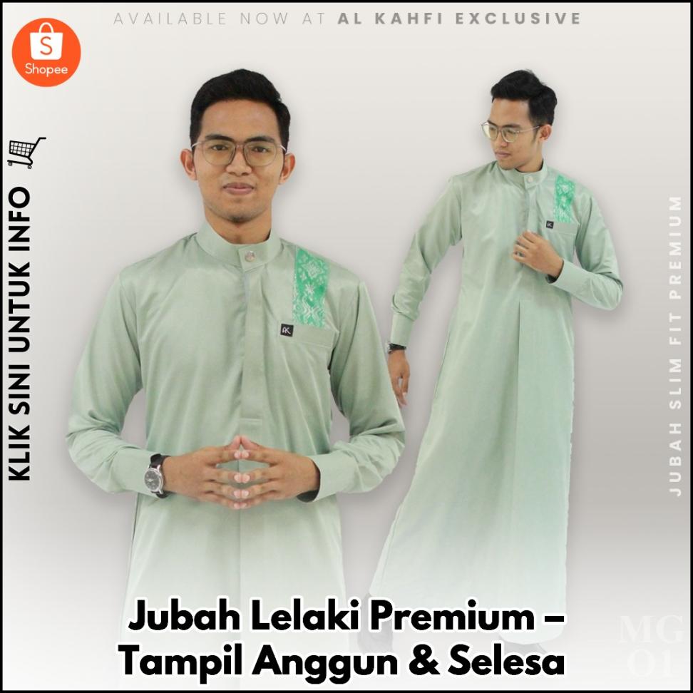 Jubah Lelaki Premium – Tampil Anggun & Selesa