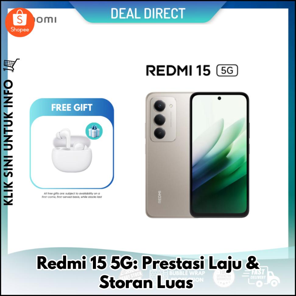 Redmi 15 5G: Prestasi Laju & Storan Luas