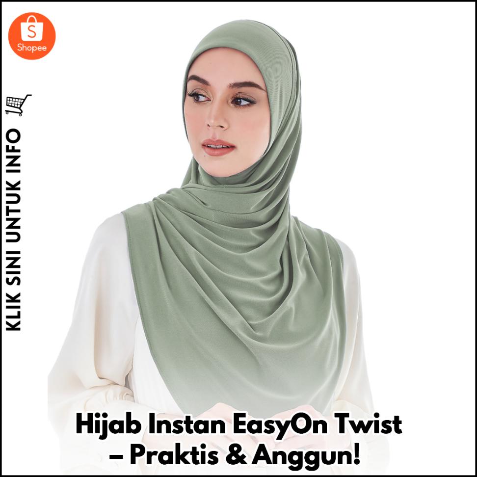 Hijab Instan EasyOn Twist – Praktis & Anggun!