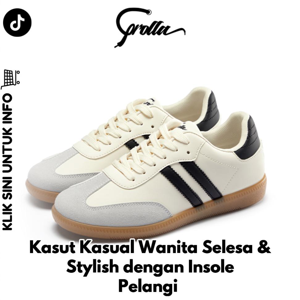 Kasut Kasual Wanita Selesa & Stylish dengan Insole Pelangi