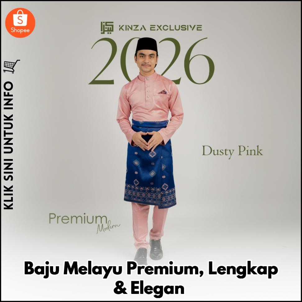Baju Melayu Premium, Lengkap & Elegan