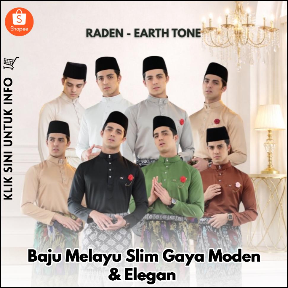 Baju Melayu Slim Gaya Moden & Elegan