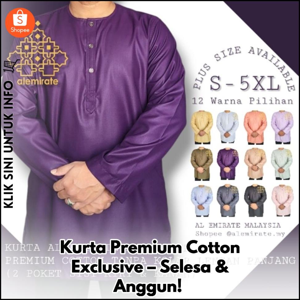 Kurta Premium Cotton Exclusive – Selesa & Anggun!