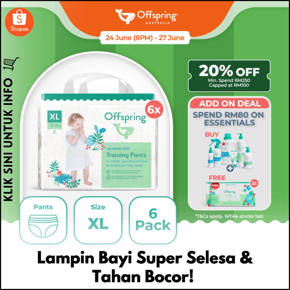 Lampin Bayi Super Selesa & Tahan Bocor!