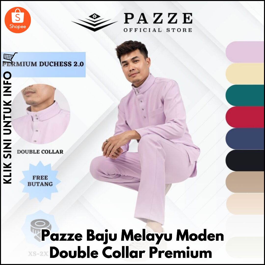 Pazze Baju Melayu Moden – Anggun & Slim Fit!