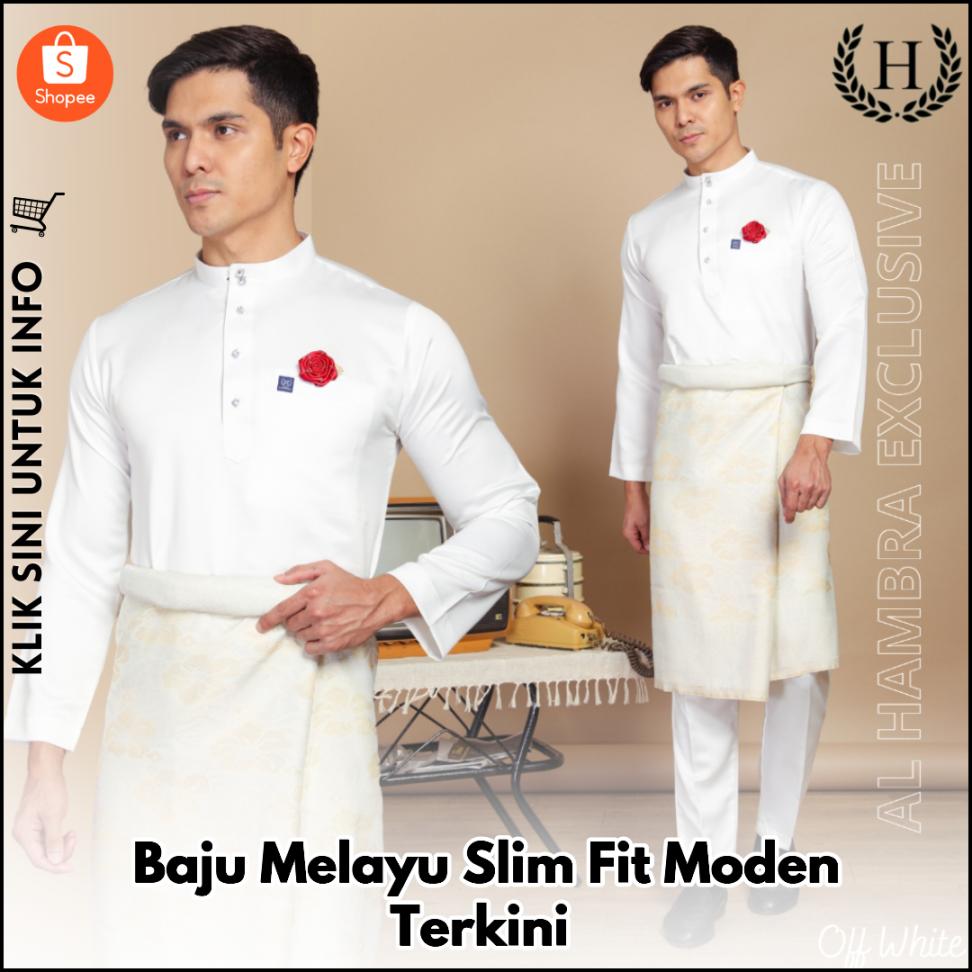 Baju Melayu Slim Fit Moden Terkini