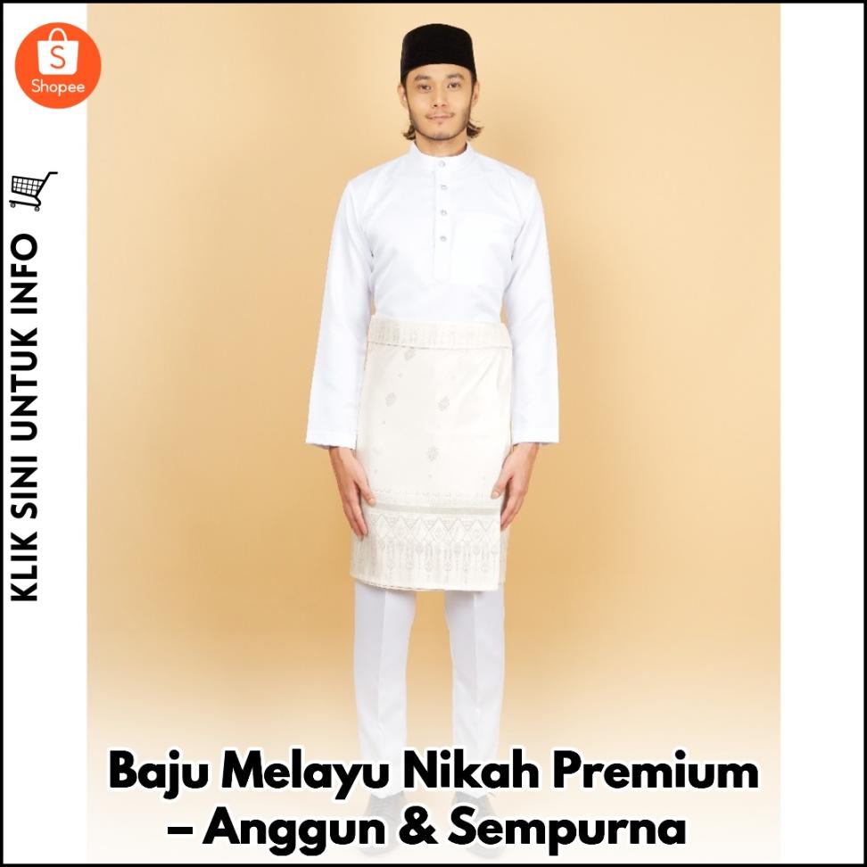 Baju Melayu Nikah Premium – Anggun & Sempurna