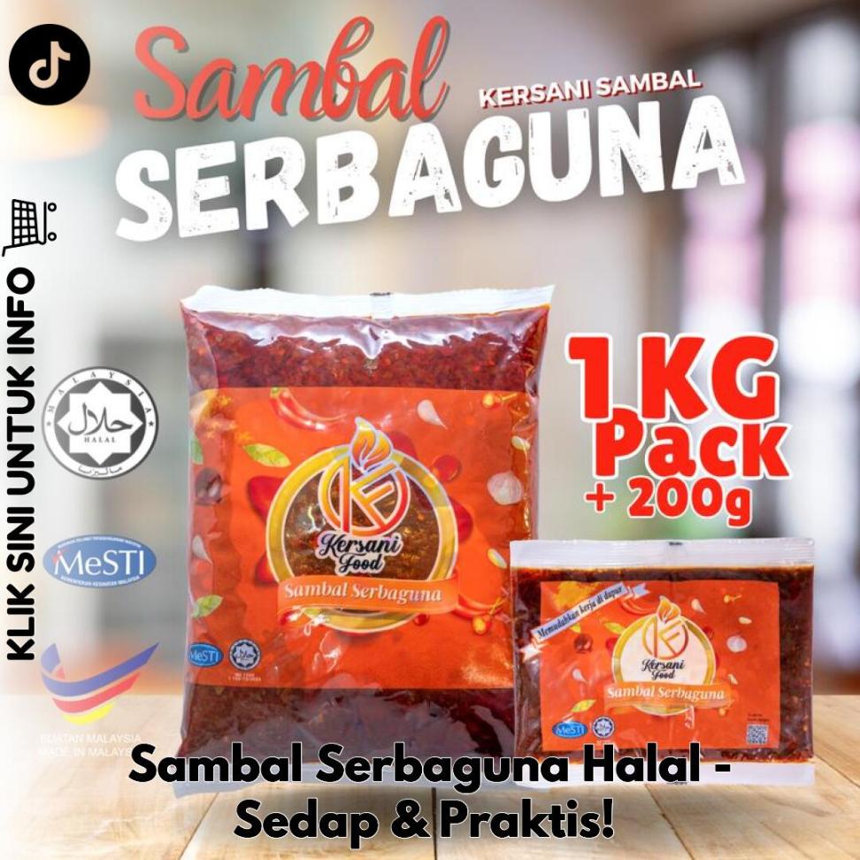 Sambal Serbaguna Halal - Sedap & Praktis!