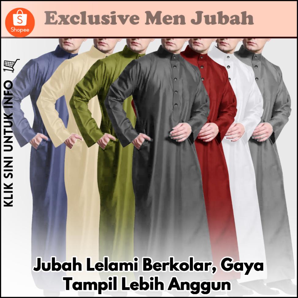 Jubah Lelami Berkolar, Gaya Tampil Lebih Anggun