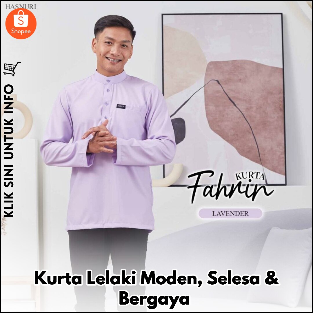 Kurta Lelaki Moden, Selesa & Bergaya