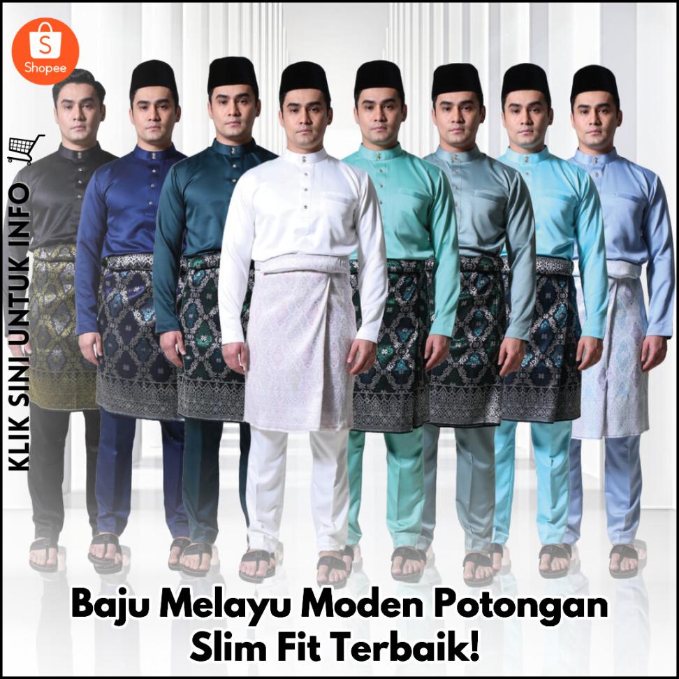 Baju Melayu Moden Potongan Slim Fit Terbaik!