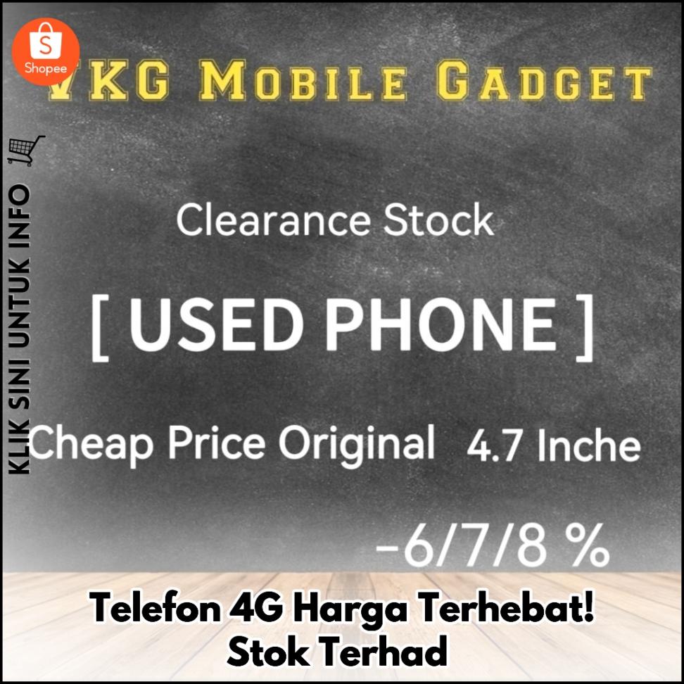 Telefon 4G Harga Terhebat! Stok Terhad