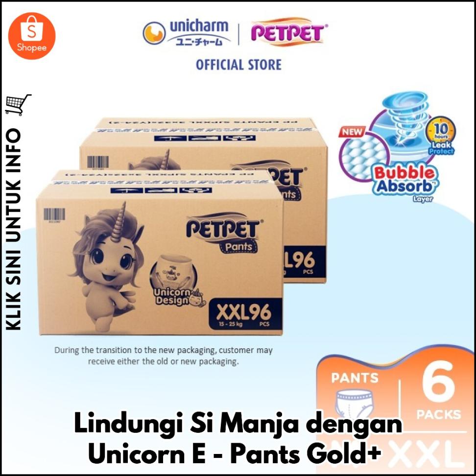 Lindungi Si Manja dengan Unicorn E-Pants Gold+