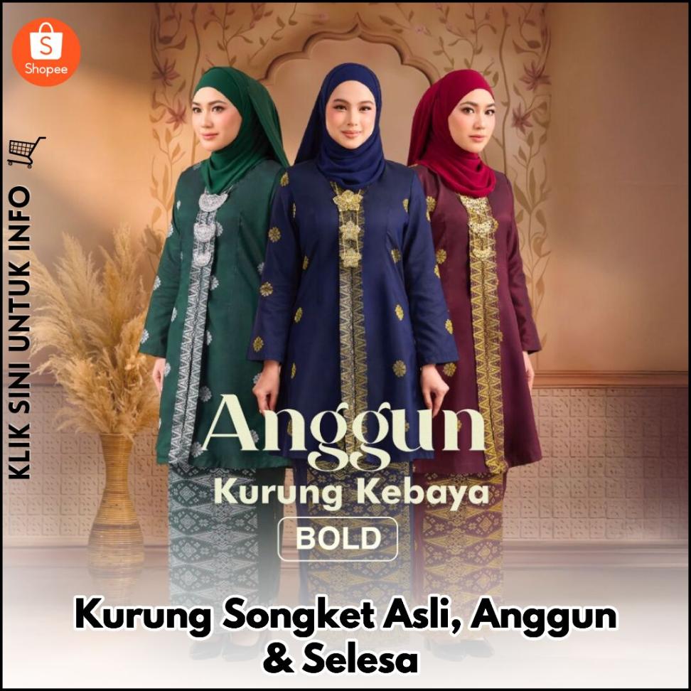 Kurung Songket Asli, Anggun & Selesa