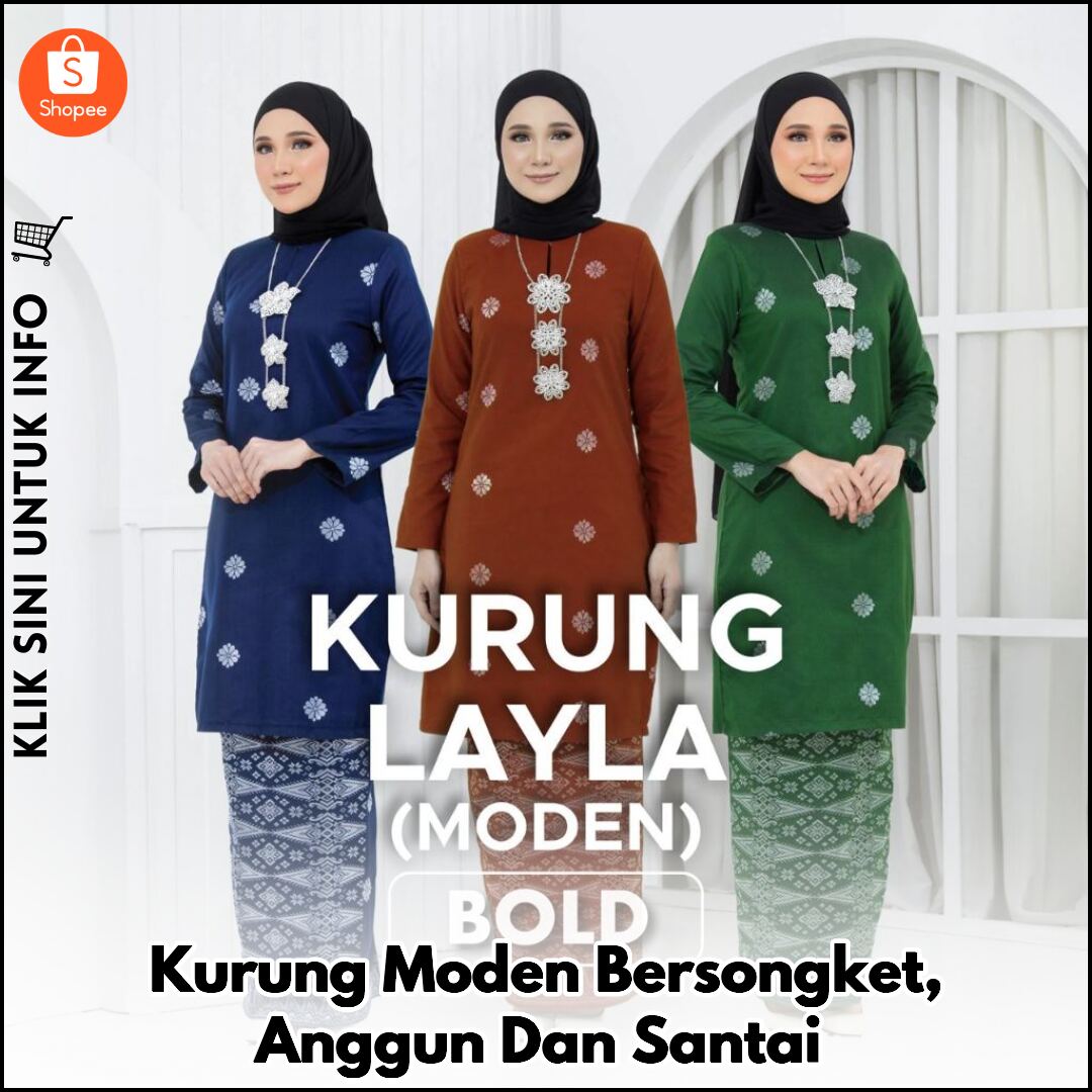 Kurung Moden Bersongket, Anggun Dan Santai