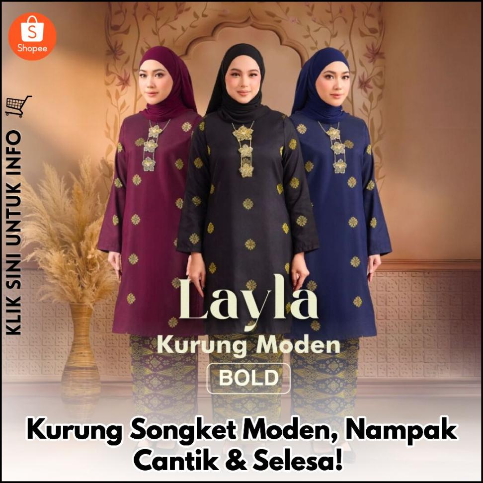 Kurung Moden Bersongket, Anggun Dan Santai