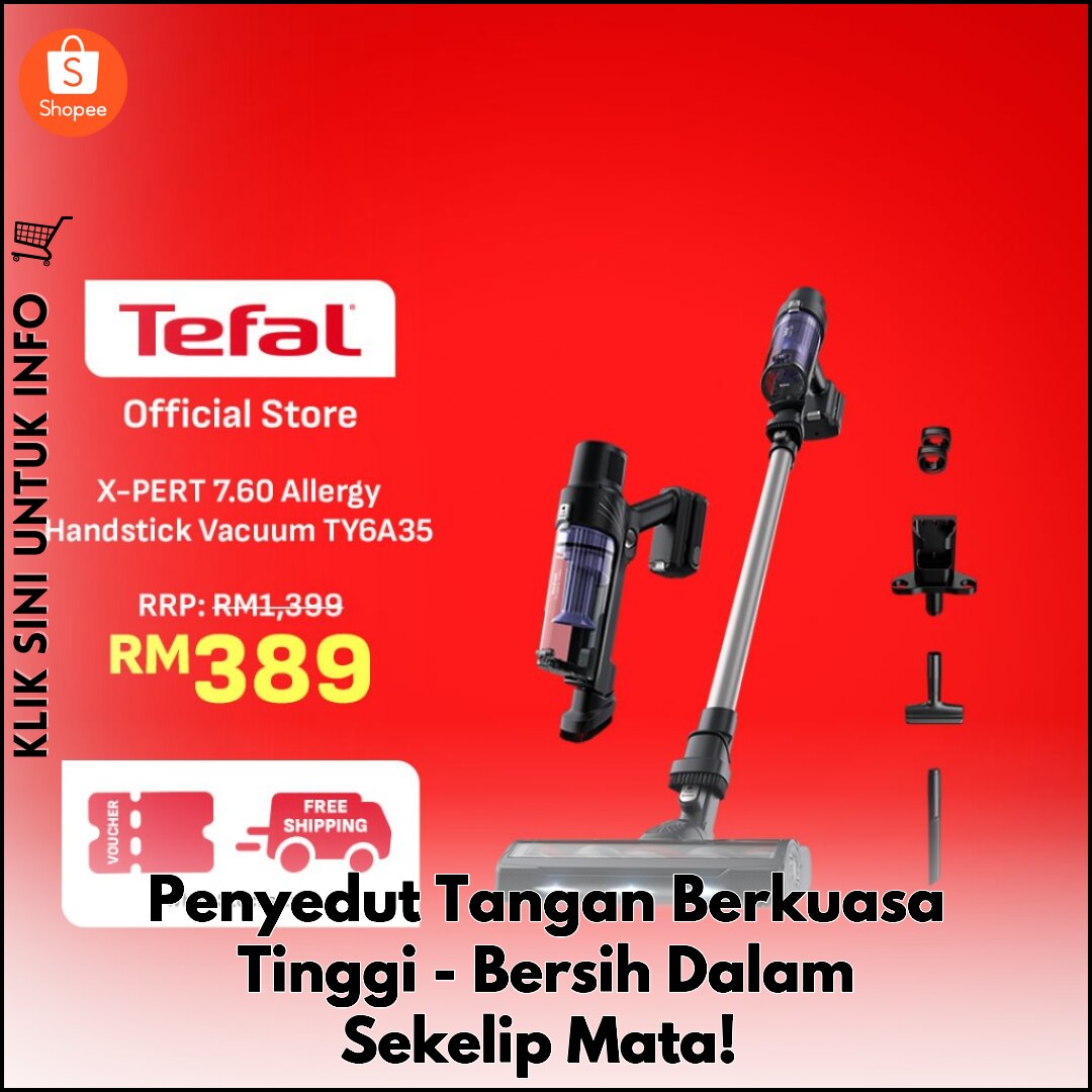 Penyedut Tangan Berkuasa Tinggi - Bersih Dalam Sekelip Mata!