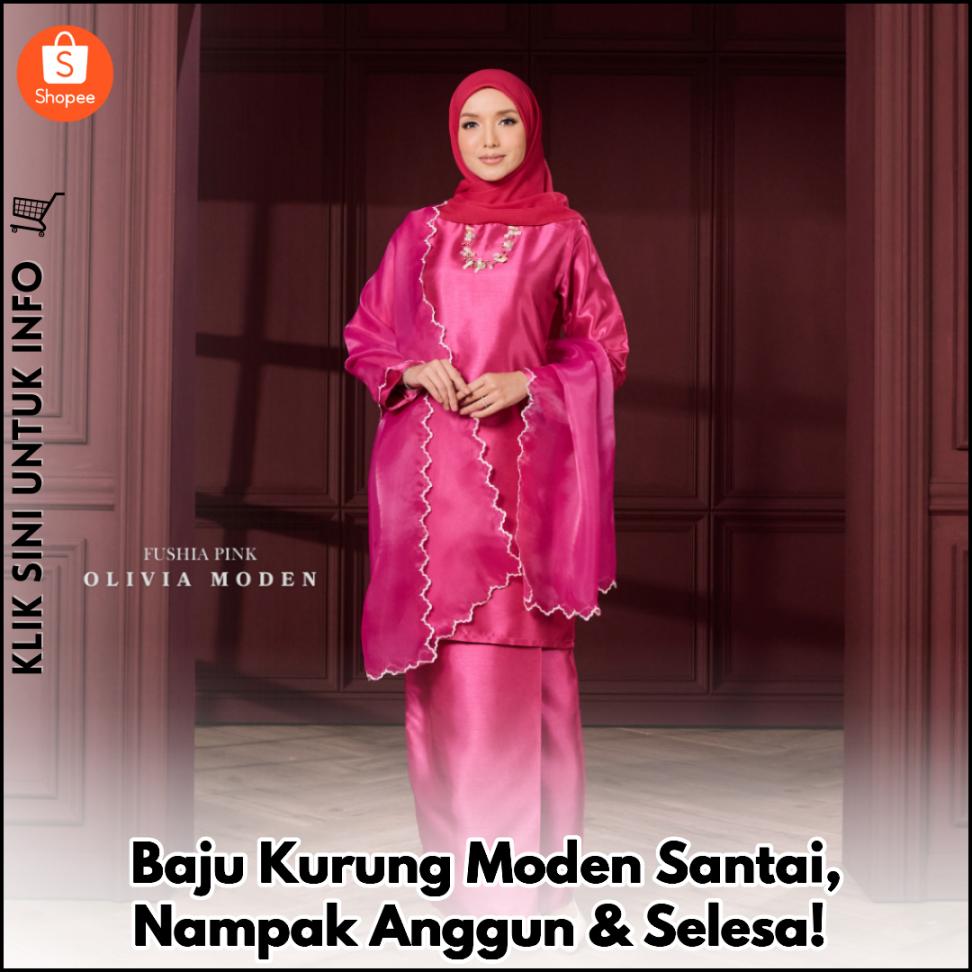 Baju Kurung Moden Santai, Nampak Anggun & Selesa!