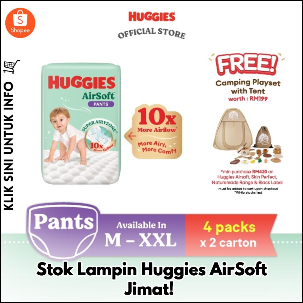 Stok Lampin Huggies AirSoft Jimat!