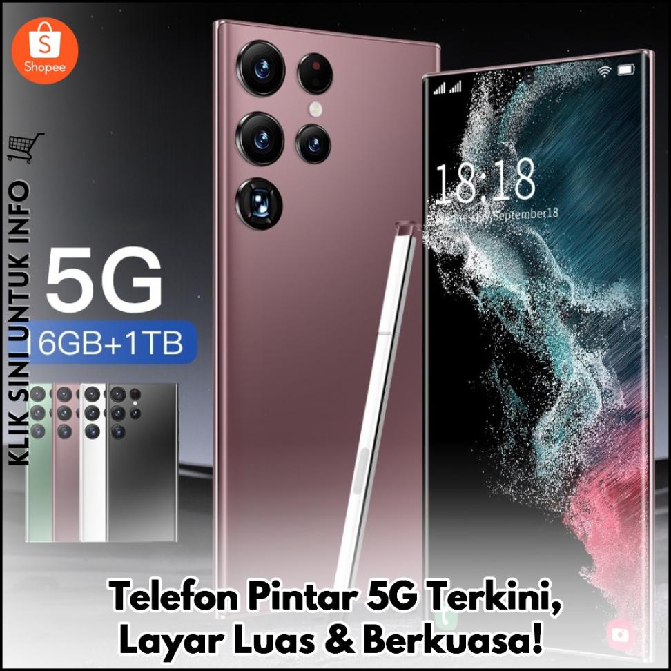 Telefon Pintar 5G Terkini, Layar Luas & Berkuasa!
