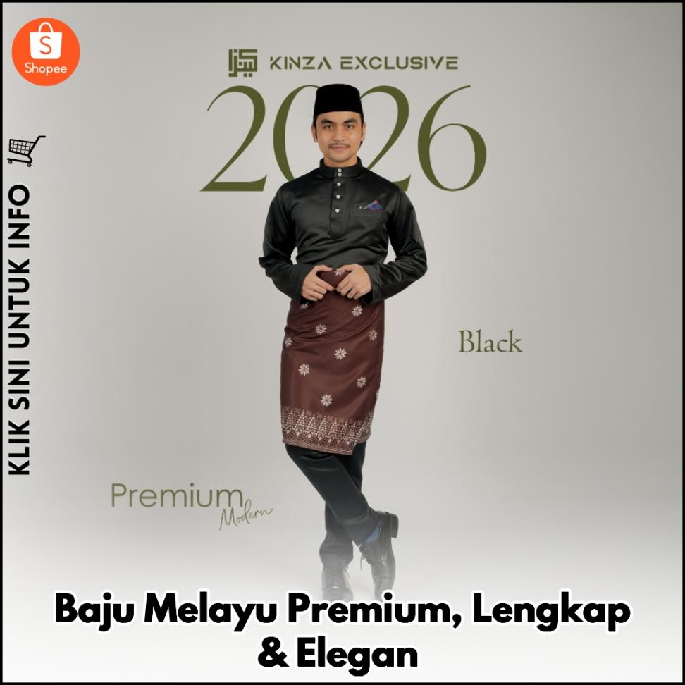Baju Melayu Premium, Lengkap & Elegan