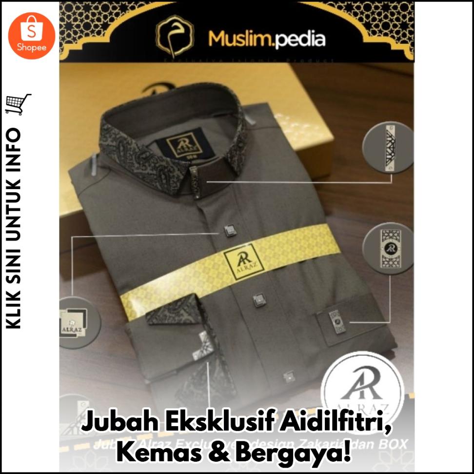 Jubah Eksklusif Aidilfitri, Kemas & Bergaya!