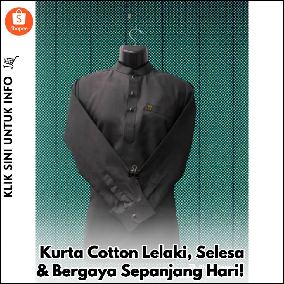 Kurta Cotton Lelaki, Selesa & Bergaya Sepanjang Hari!
