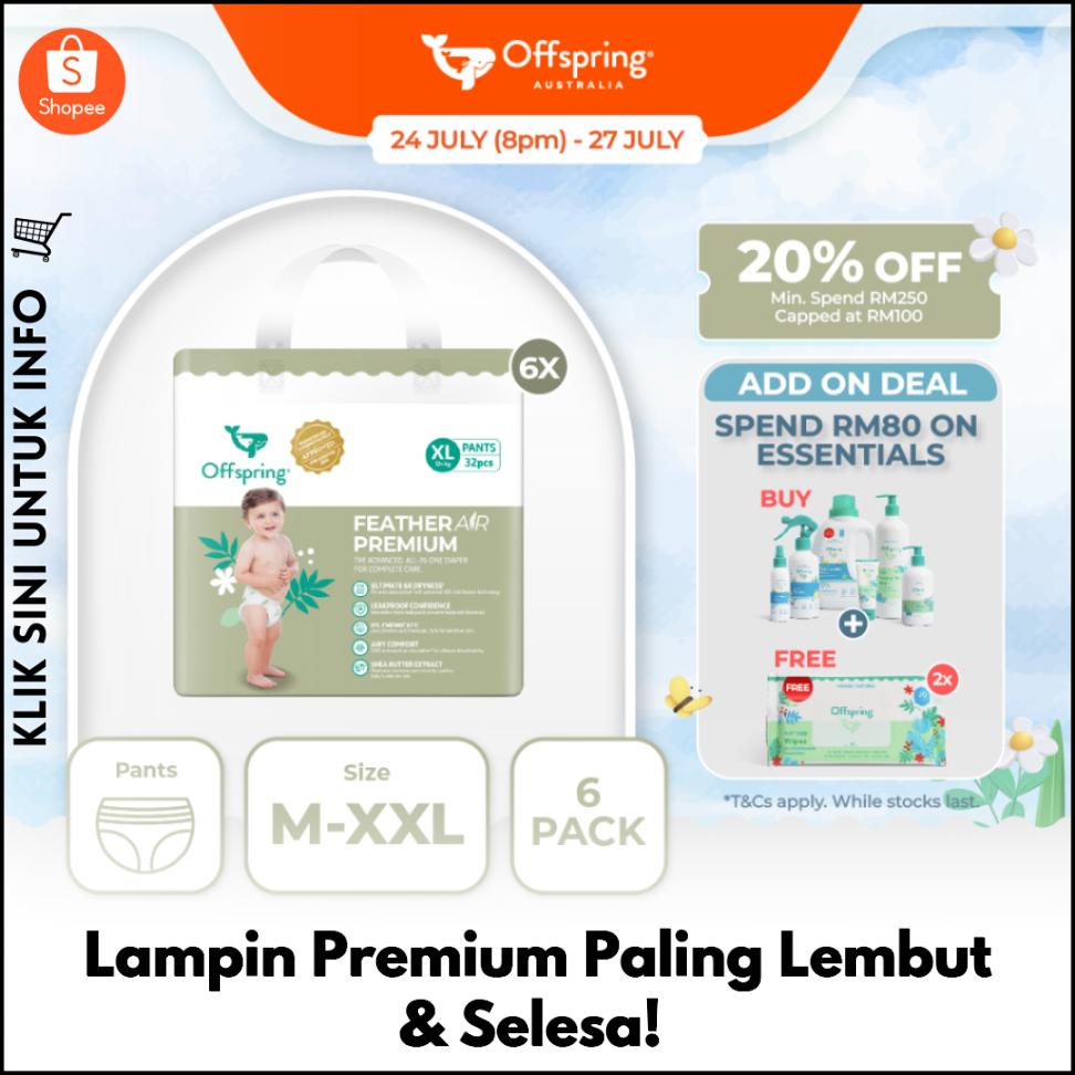 Lampin Premium FeatherAir: Selesa & Kering Sepanjang Malam!