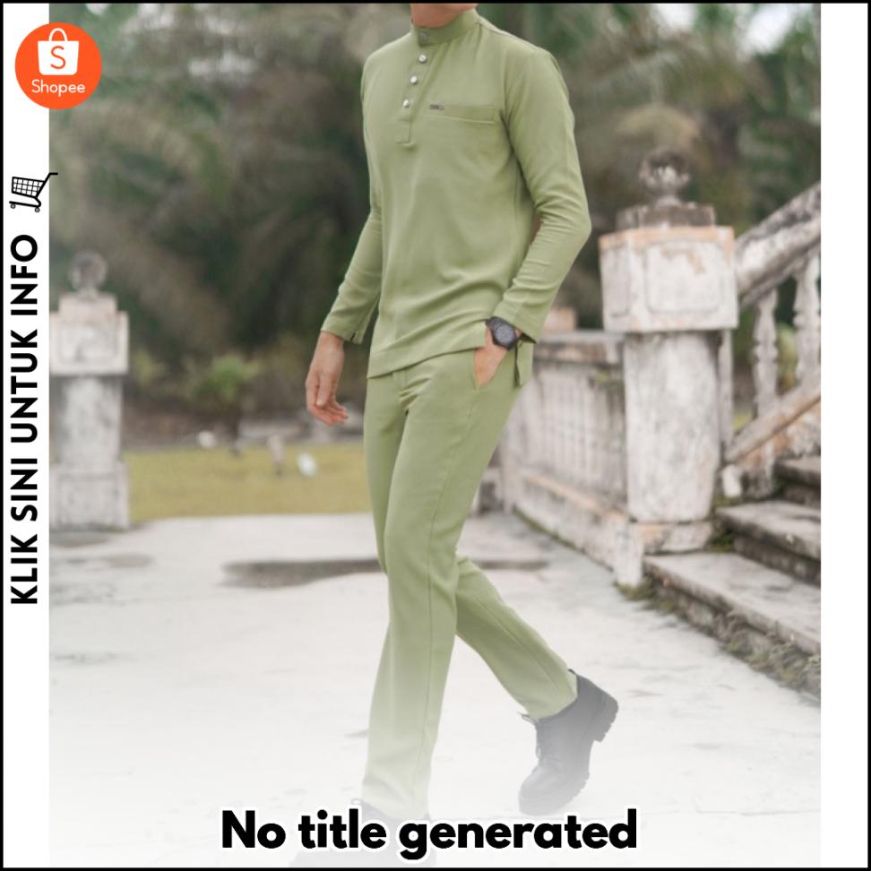 Baju Melayu Slim Fit Satin, Kemas & Bergaya!