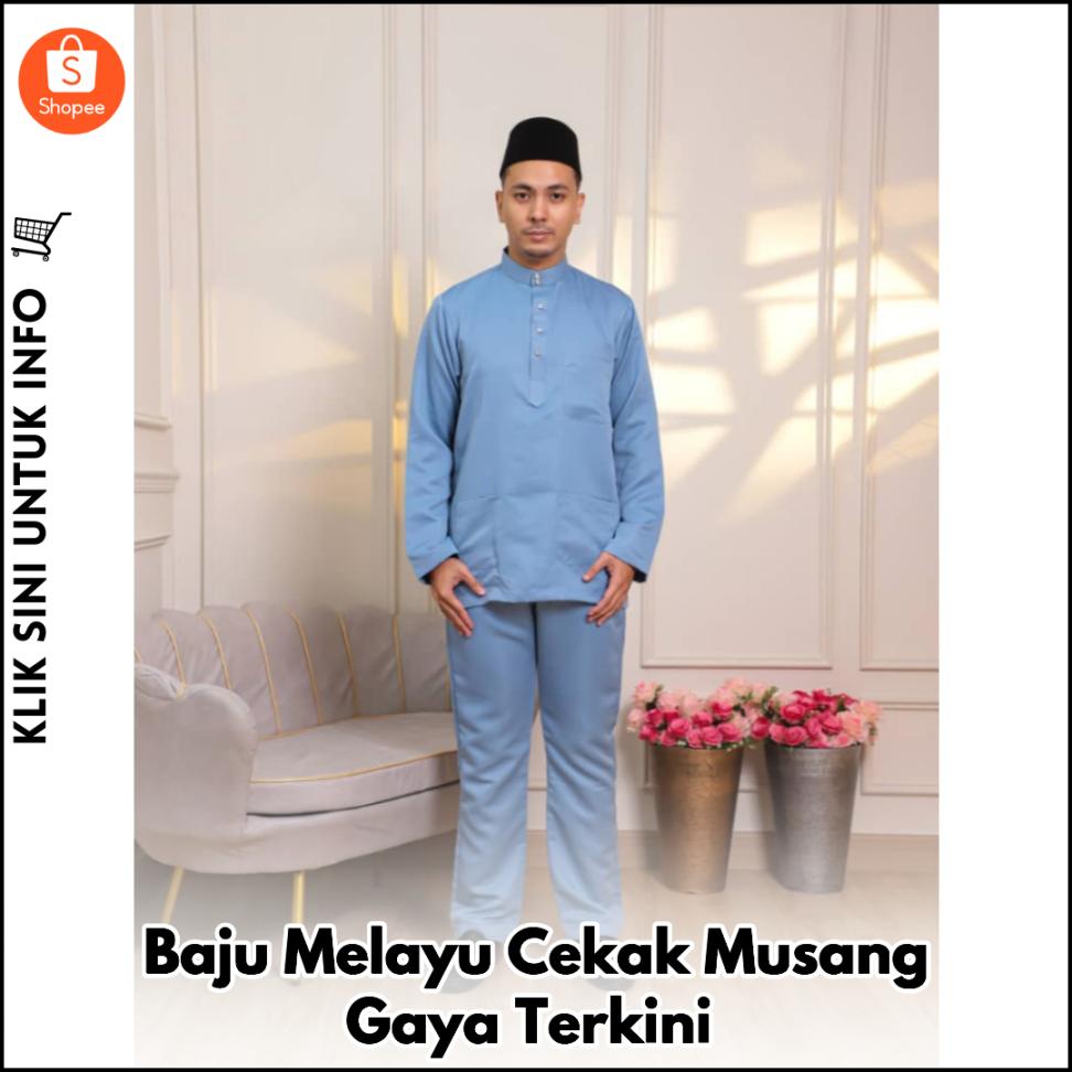 Baju Melayu Cekak Musang Gaya Terkini
