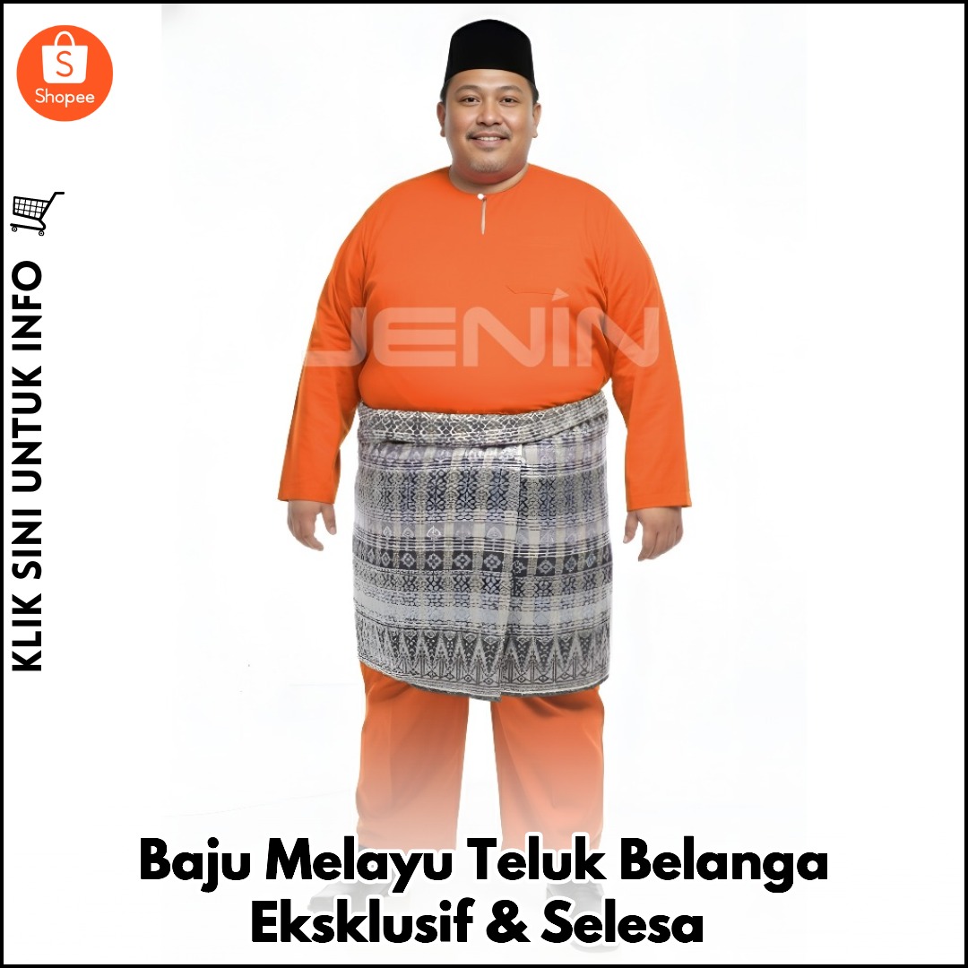 Baju Melayu Teluk Belanga Eksklusif & Selesa